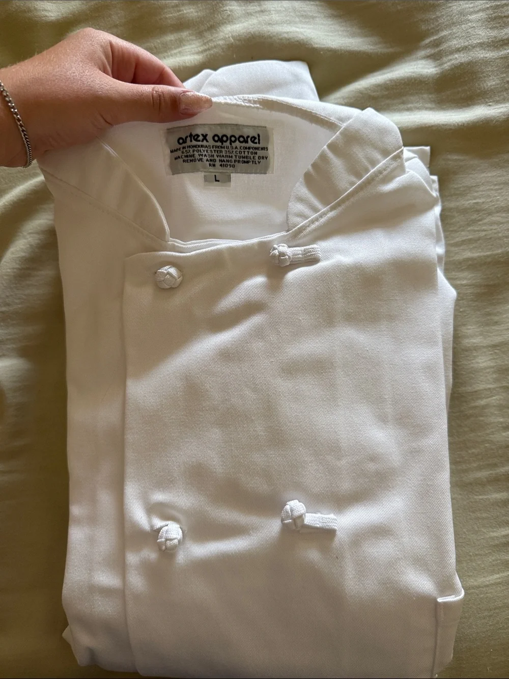 Classic White Chef Coat - Double-Breasted